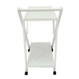 Camarera de servicio plegable Tavira 65x40x85cm color blanco -SALDO - REACONDICIONADO