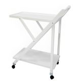 Camarera de servicio plegable Tavira 65x40x85cm color blanco -SALDO - REACONDICIONADO