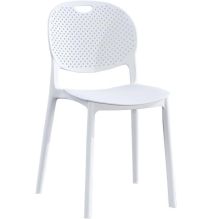 Pack 5 Sillas Cocina Color Blanco de plastico Polipropileno, Silla de Comedor Medidas: 40 cm (Anc) x 55 cm (Lar) x 80 cm (Al)
