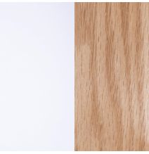 Pack de 4 Sillas para Comedor, Cocina o Salón – Simil Piel Blanca y Madera, Medidas: 48 cm x 45 cm x 84 cm.