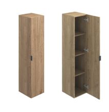 Meyvaser Mueble de salón y TV Conjunto muebles de salón apilable 235 Cm Ancho Color Madera y Blanco